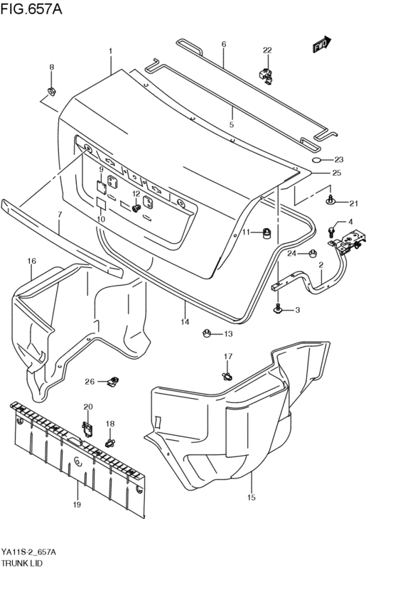 Крышка багажника