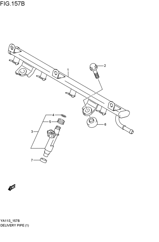 delivery pipe / fuel injector