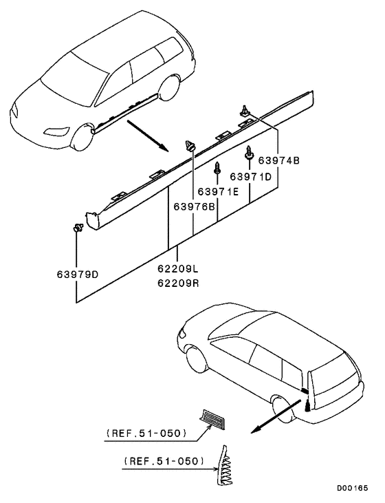 Side garnish & moulding