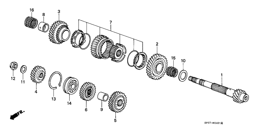 Countershaft/ countershaft gear