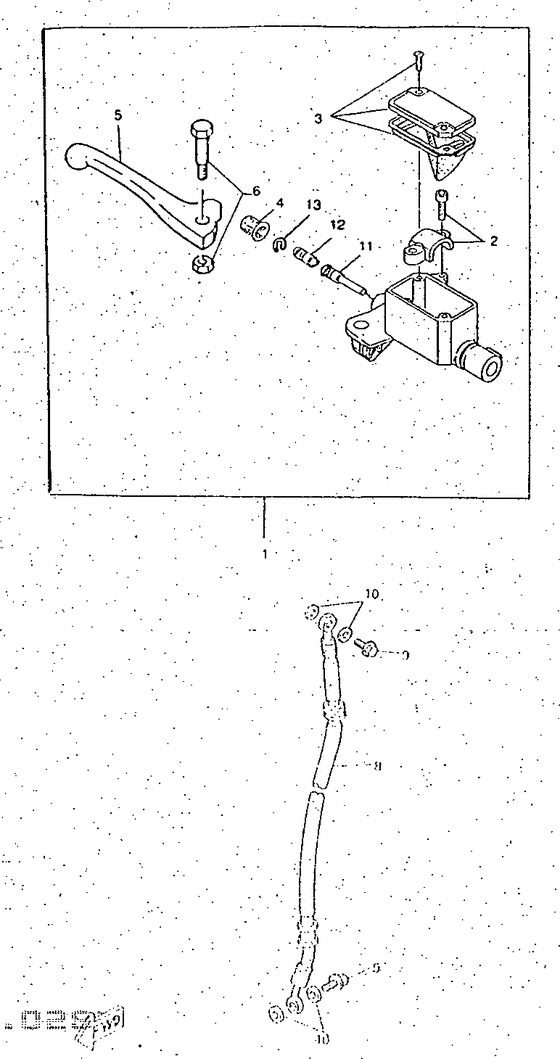 Front master cylinder