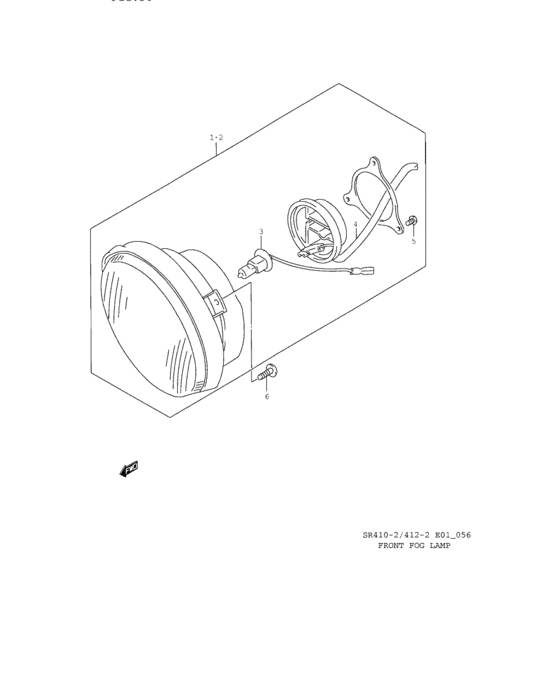Front fog lamp