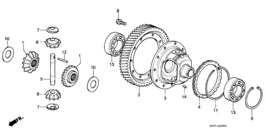 Differential gear