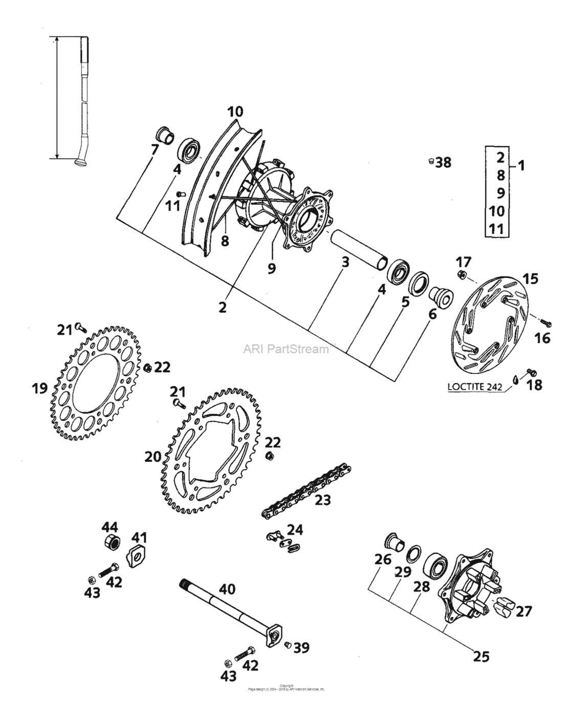 Rear Wheel Lc4-E