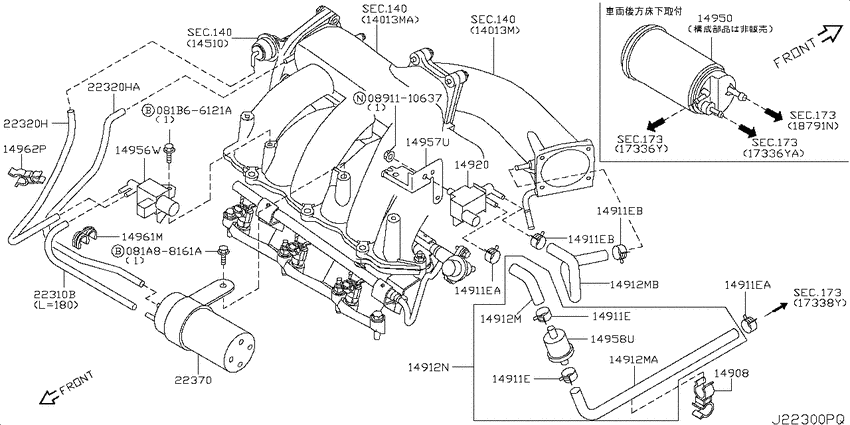 Vacuum piping