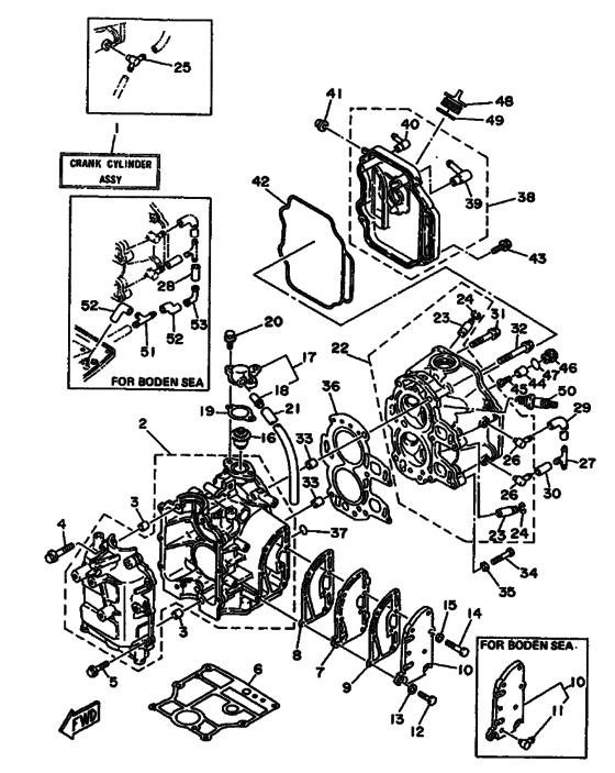 Cylinder & crankcase