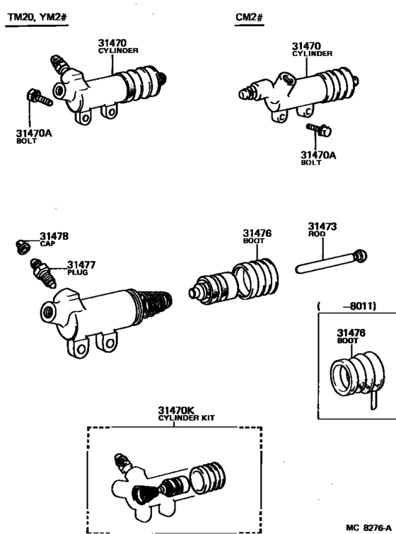Clutch Release Cylinder