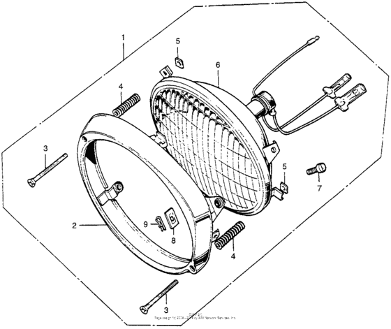 Ca175 headlight