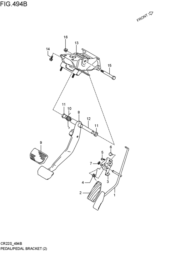 pedal / pedal bracket