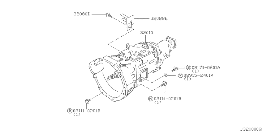 Manual transmission, transaxle & fitting