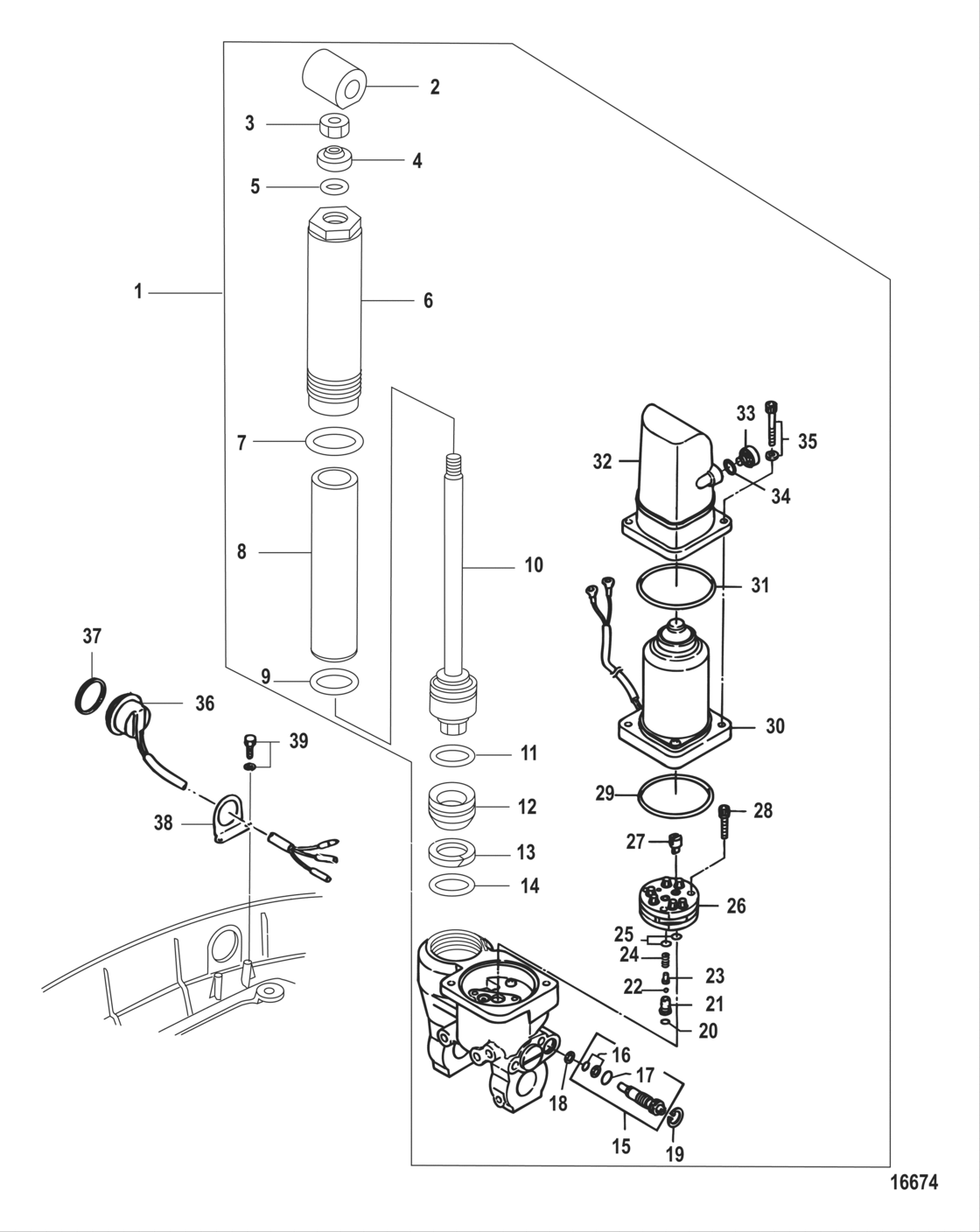 Power Trim/tilt Components