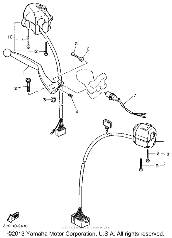 Handle switch & lever
