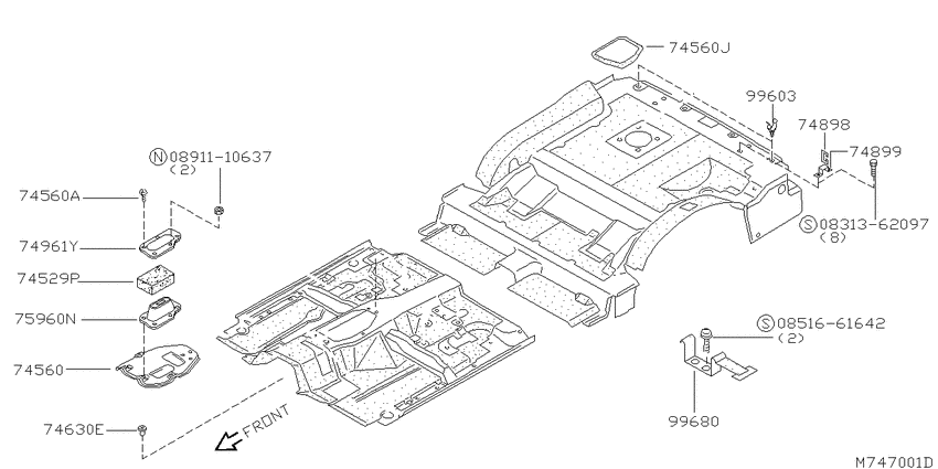 Floor fitting