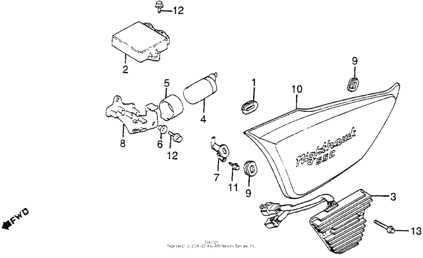 Left side cover + rectifier