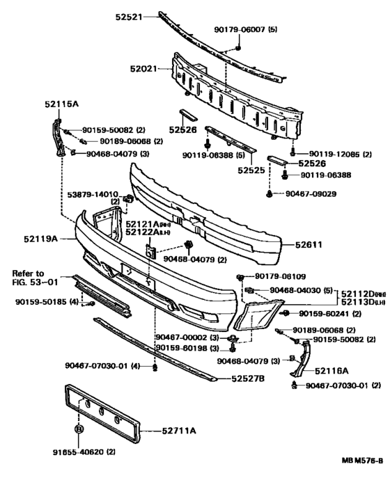 Front Bumper & Bumper Stay