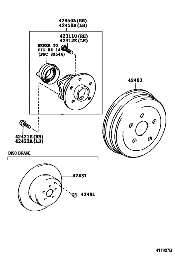 Rear Axle Shaft & Hub