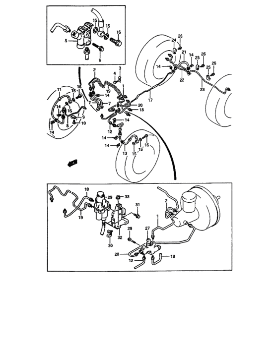 Brake piping