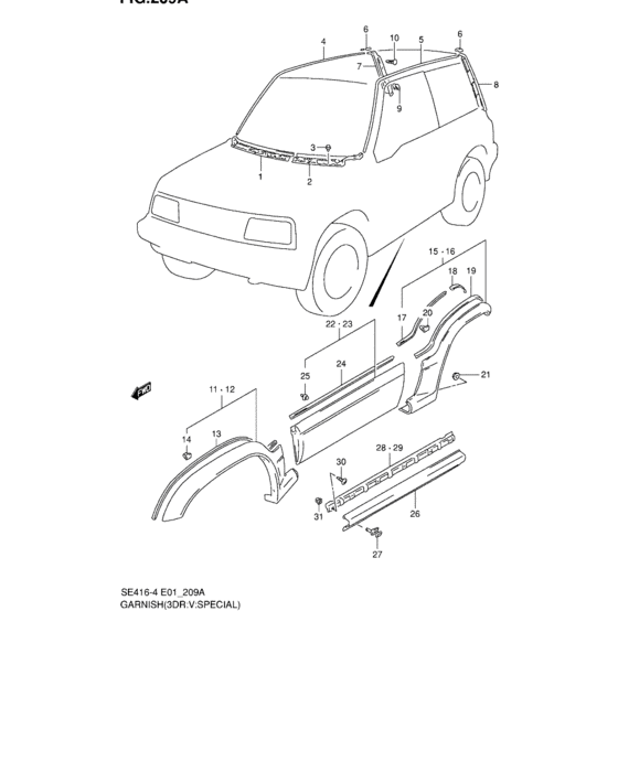 Garnish / splash guard