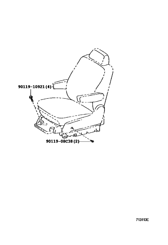 Front Seat & Seat Track