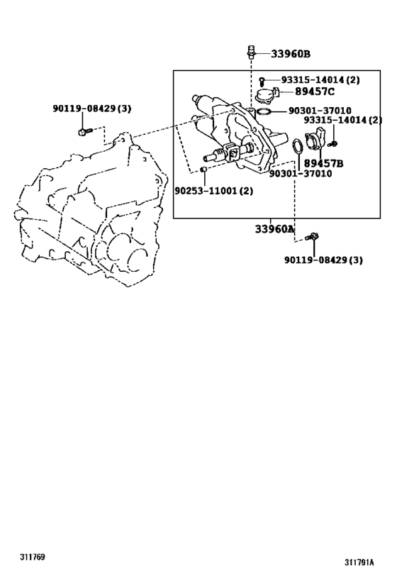 Pump & Actuator, Sequential Or Multi-Mode Manual Transaxle
