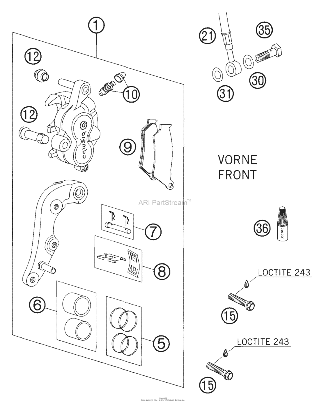 Brake Caliper Front