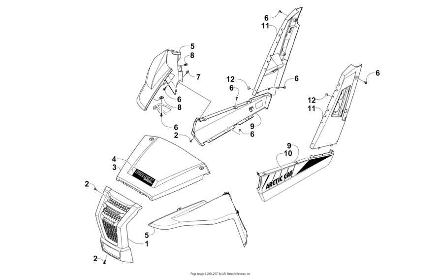 Front And Side Panel Assemblies