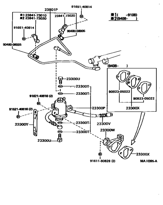 Fuel Injection System for 1989 1991 Toyota HILUX SURF/ 4RUNNER YN130