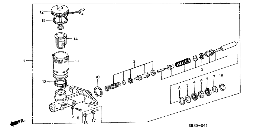 Brake master cylinder