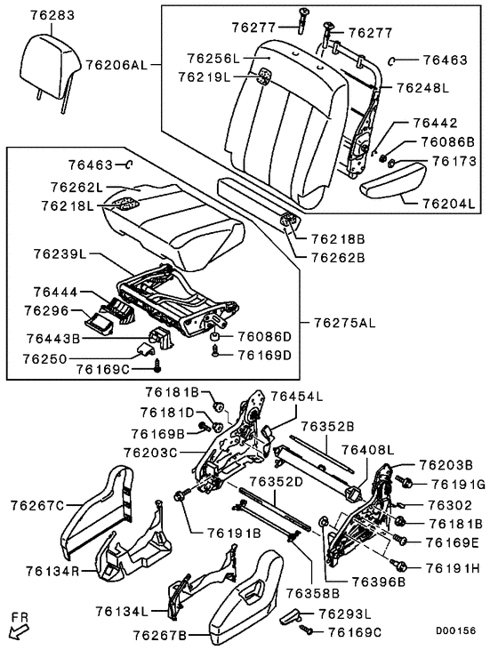 Rear seat