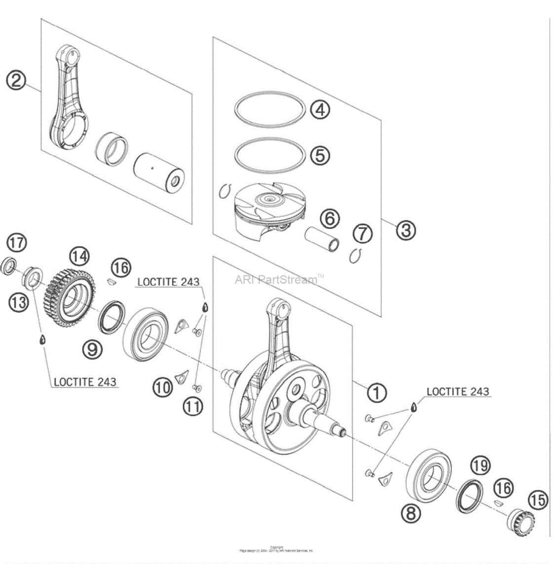 Crankshaft, Piston