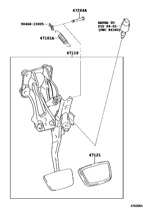 Brake Pedal & Bracket