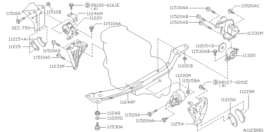 Engine & transmission   mounting
