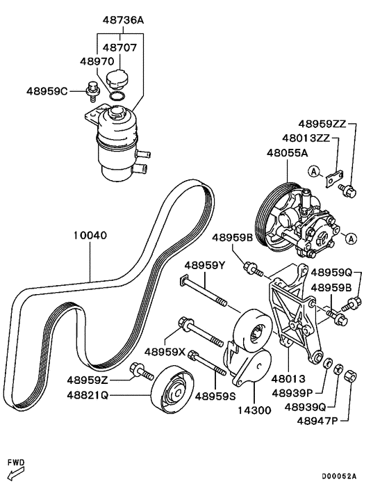 Power steering oil pump