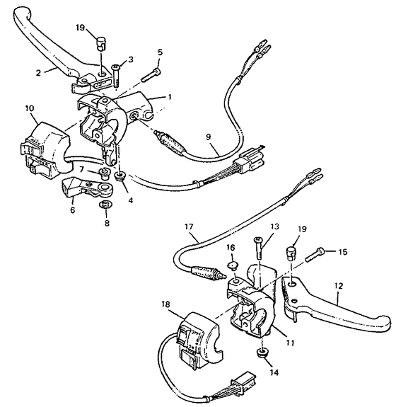 Handle switch & lever