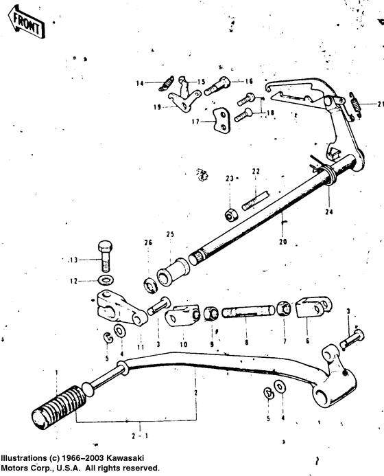 Gear change mechanism
