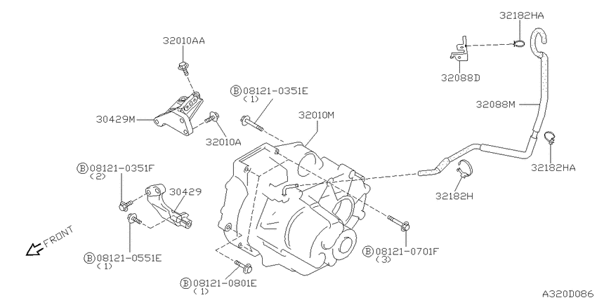 Manual transmission, transaxle & fitting