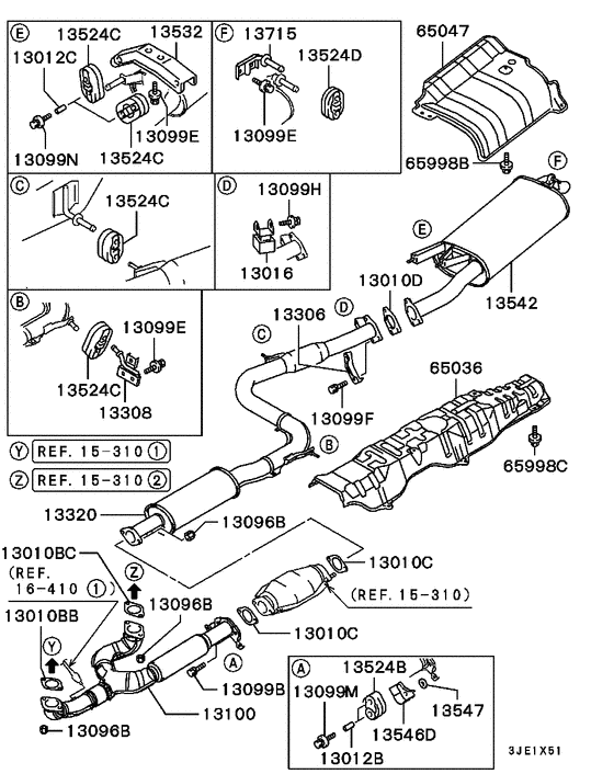 Exhaust pipe & muffler