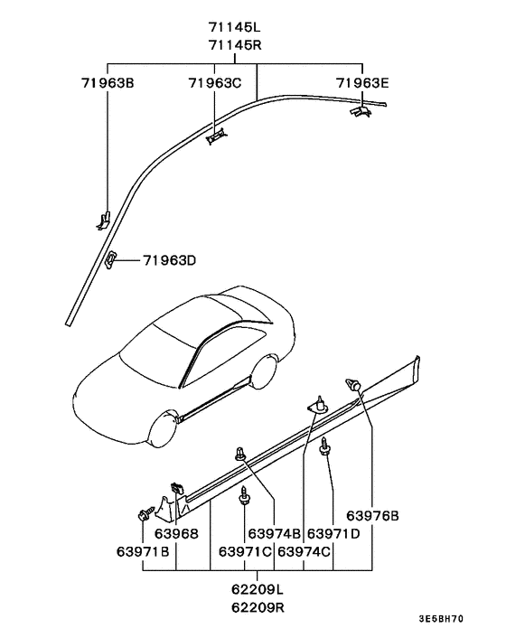 Side garnish & moulding