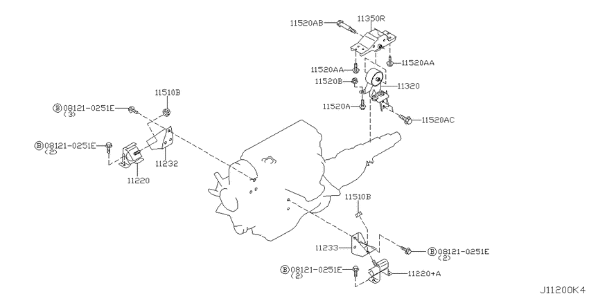 Engine & transmission   mounting