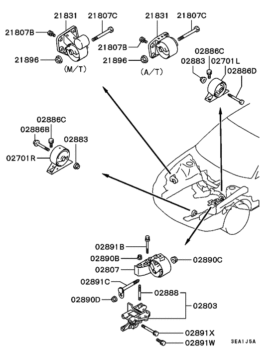 Engine mounting & support