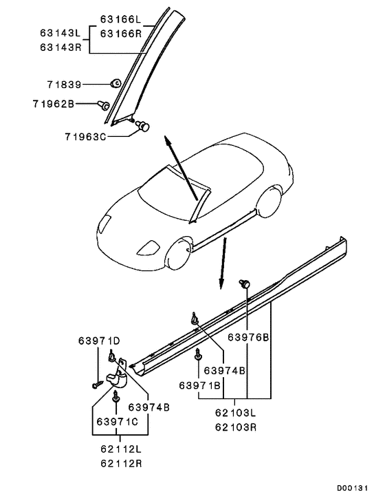Side garnish & moulding