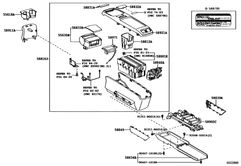 Console Box & Bracket