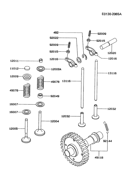 Valve/camshaft