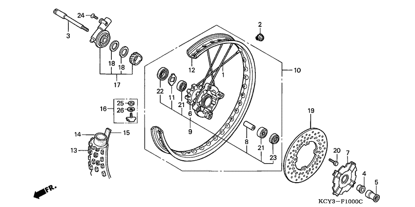 Front wheel