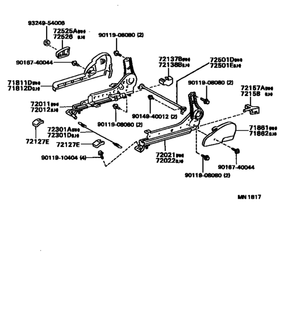 Front Seat & Seat Track