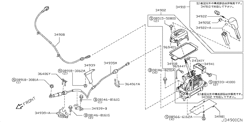 Auto transmission control device