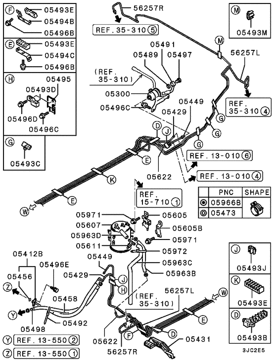 Fuel line & vapor gas control