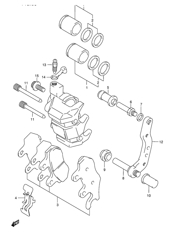 Front caliper