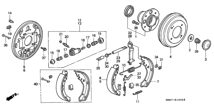 Rear brake