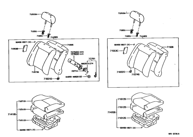 Front Seat & Seat Track